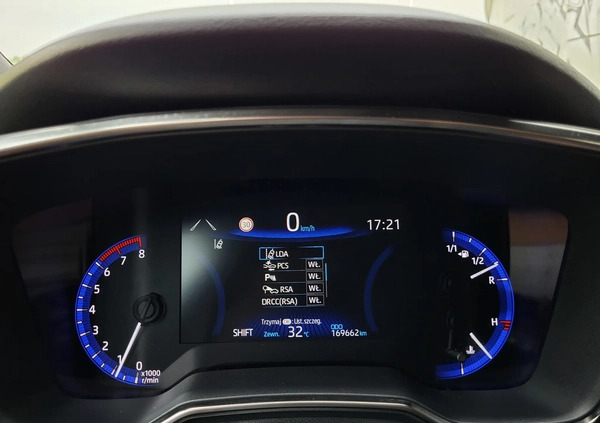 Toyota Corolla cena 64400 przebieg: 169000, rok produkcji 2019 z Szczytna małe 631